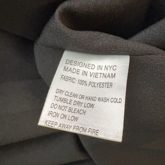 Anthropologie Yumi Kimi Deep Love Black Astoria Flora tunic mini dress Sz Large - Picture 8 of 9